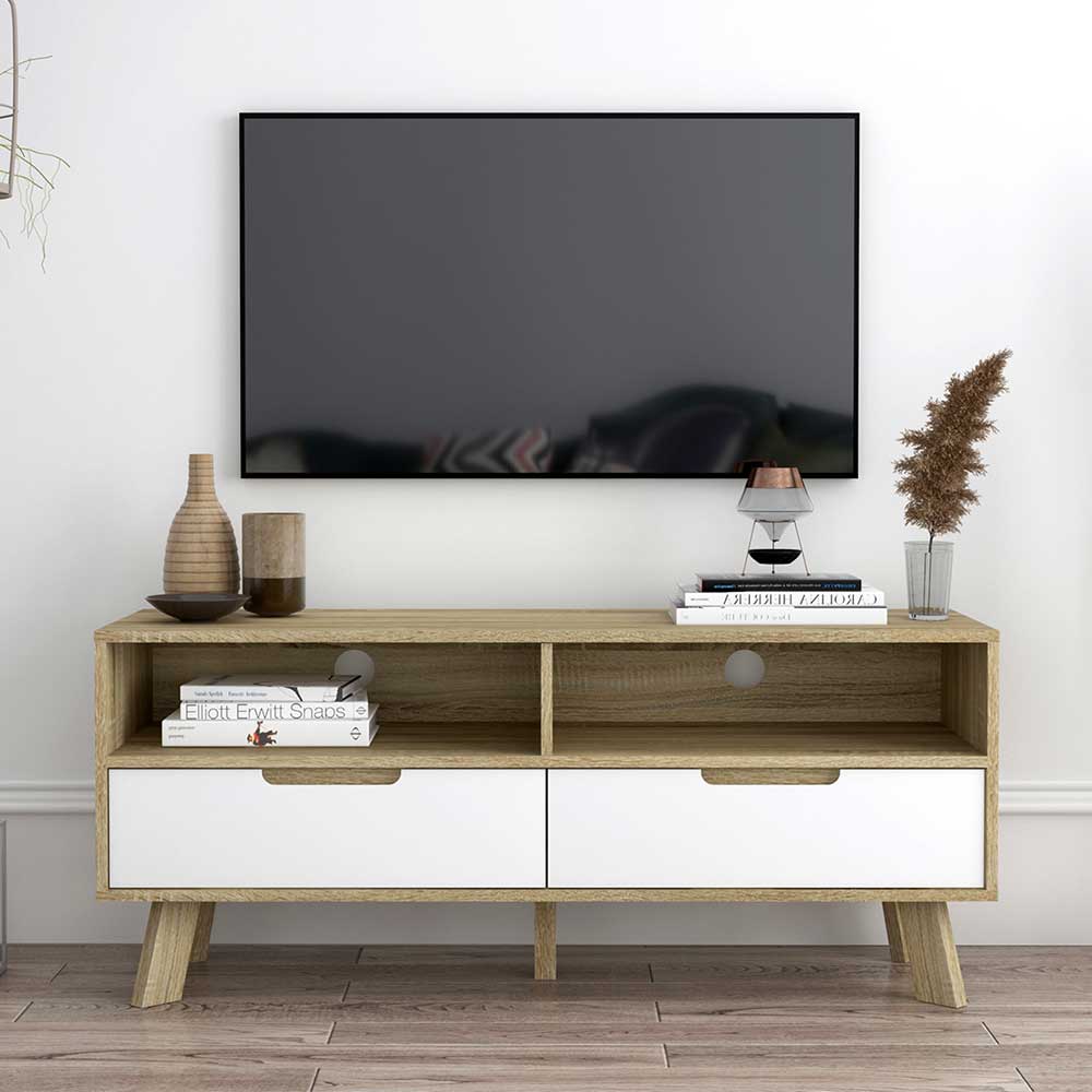 140x52x40 TV Kommode im Skandi Design - Justa