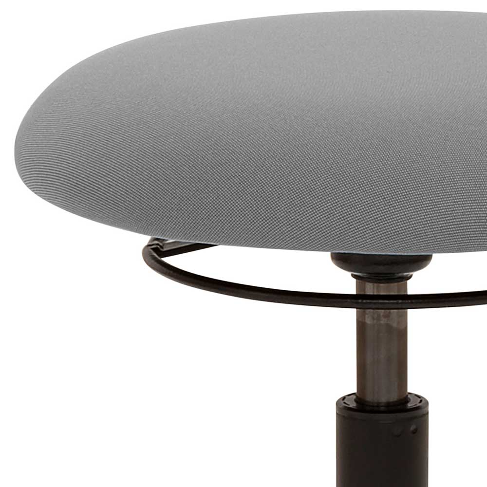 Ergonomischer Pendelhocker in Grau & Schwarz - Kamma