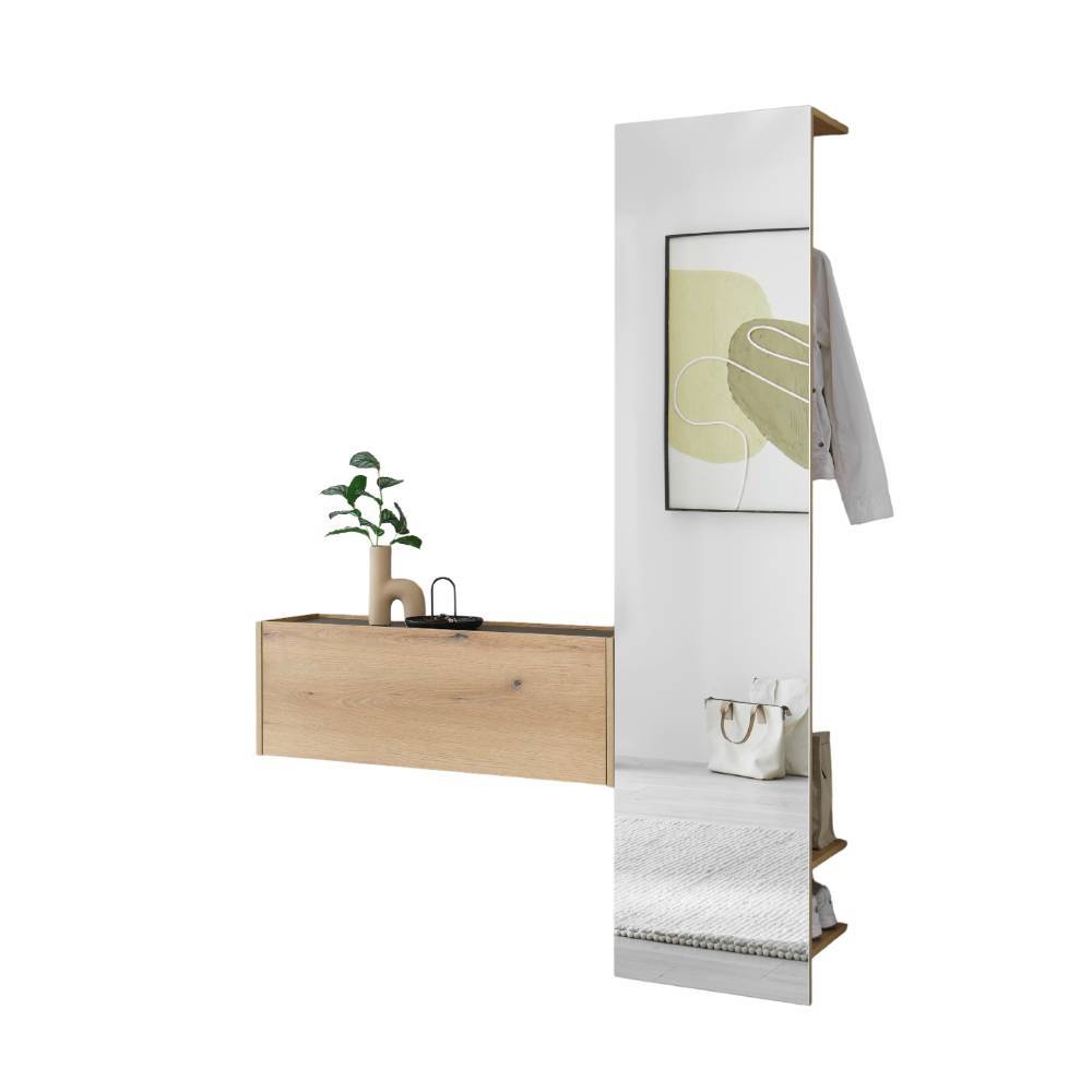 Garderobe und Hängeschrank Set - Colomania (zweiteilig)
