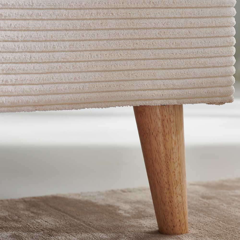 Cord Polsterbett in Beige - Faunatia