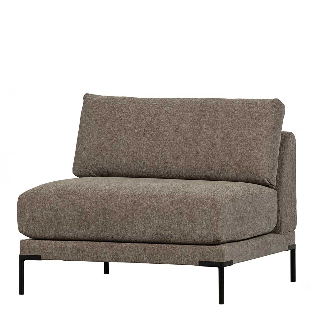 1-Sitzer Couchmodul in Taupe Stoff - Birte