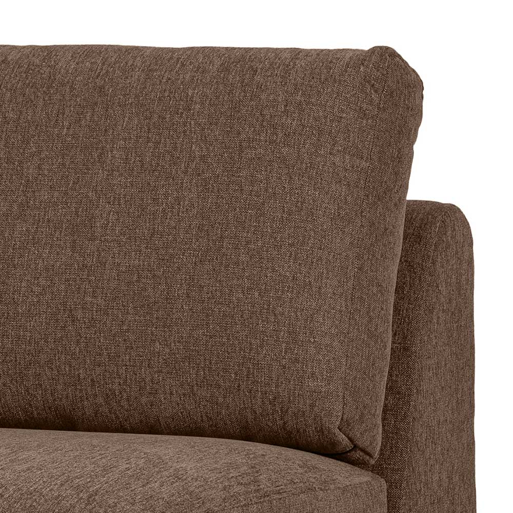 Einsitzer Couchmodul in Braun - Ravonia