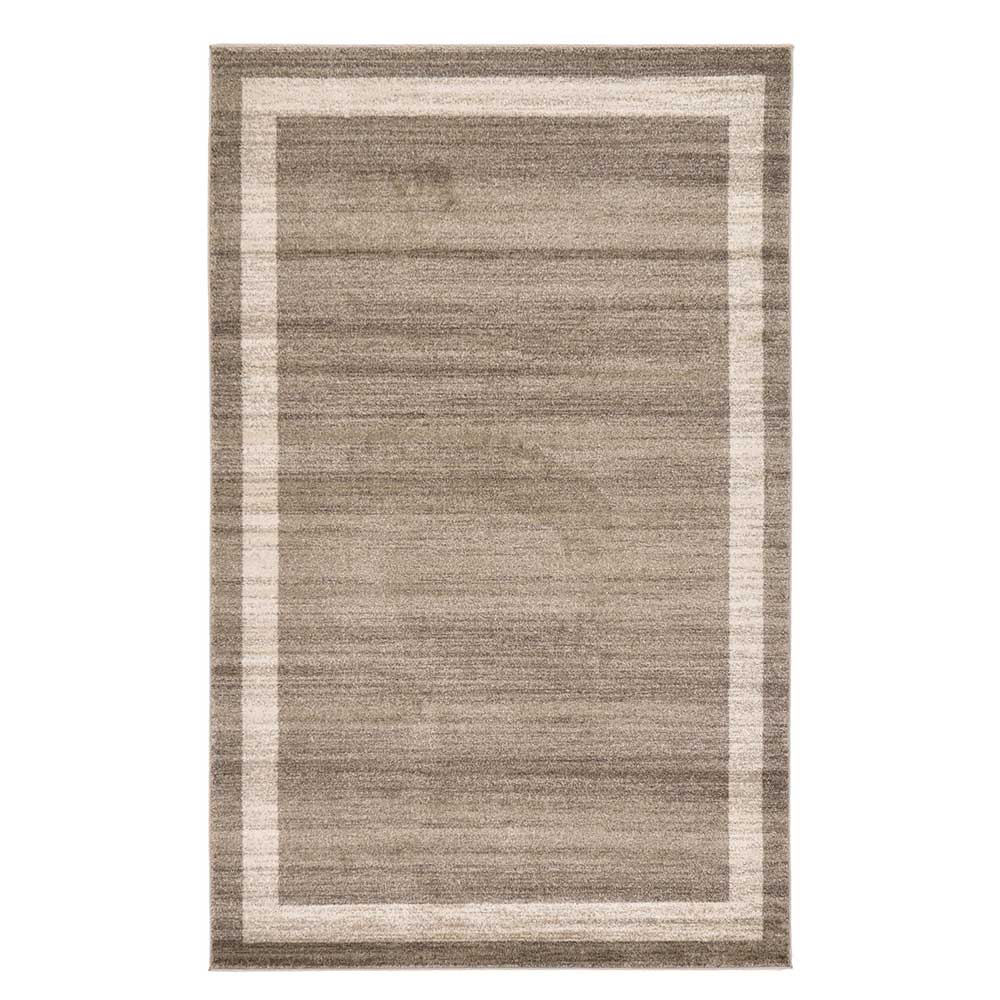 Teppich in Beige Braun Kurzflor - Osiko