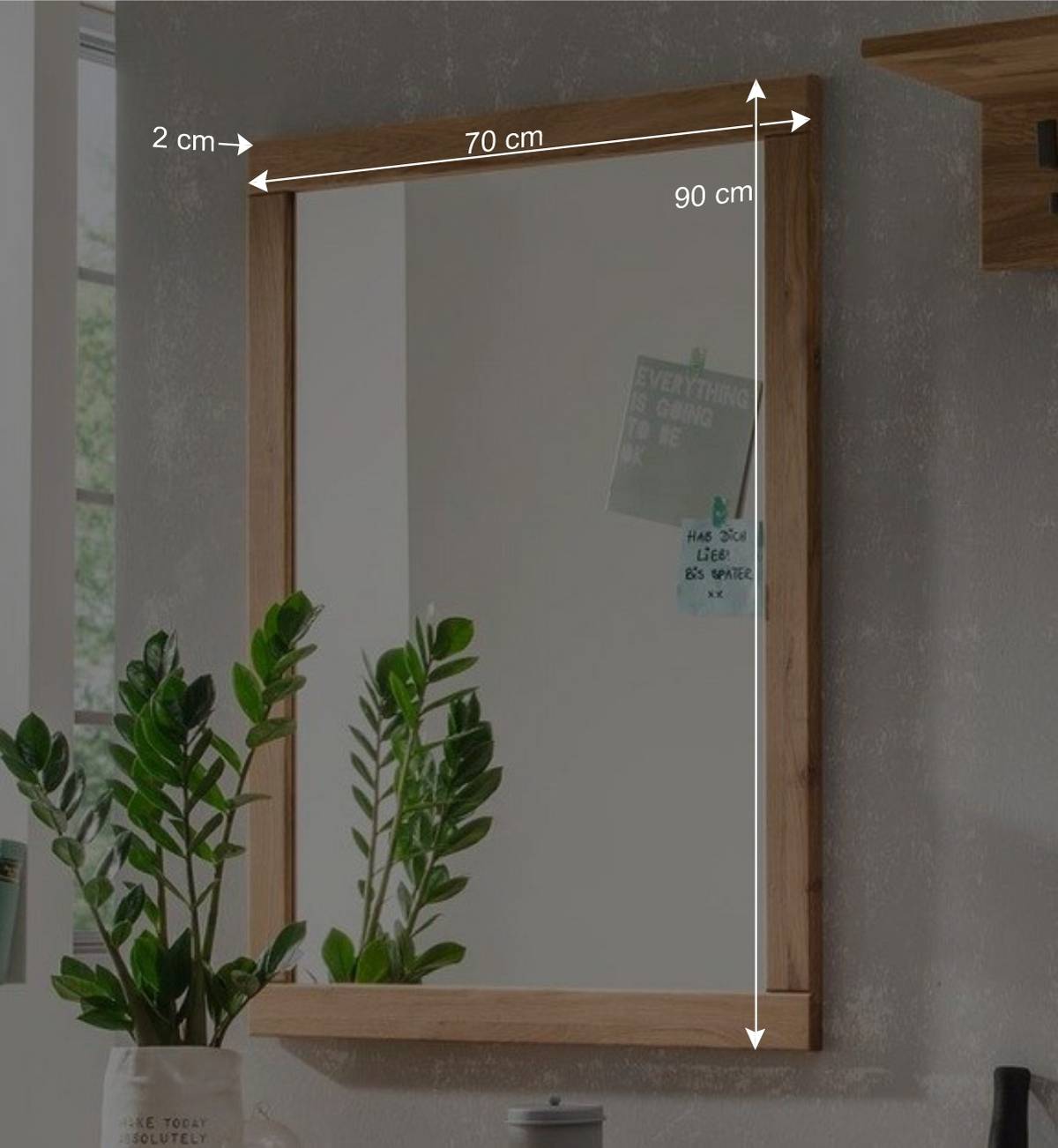 Komplett Flureinrichtung aus Holz - Teano (fünfteilig)