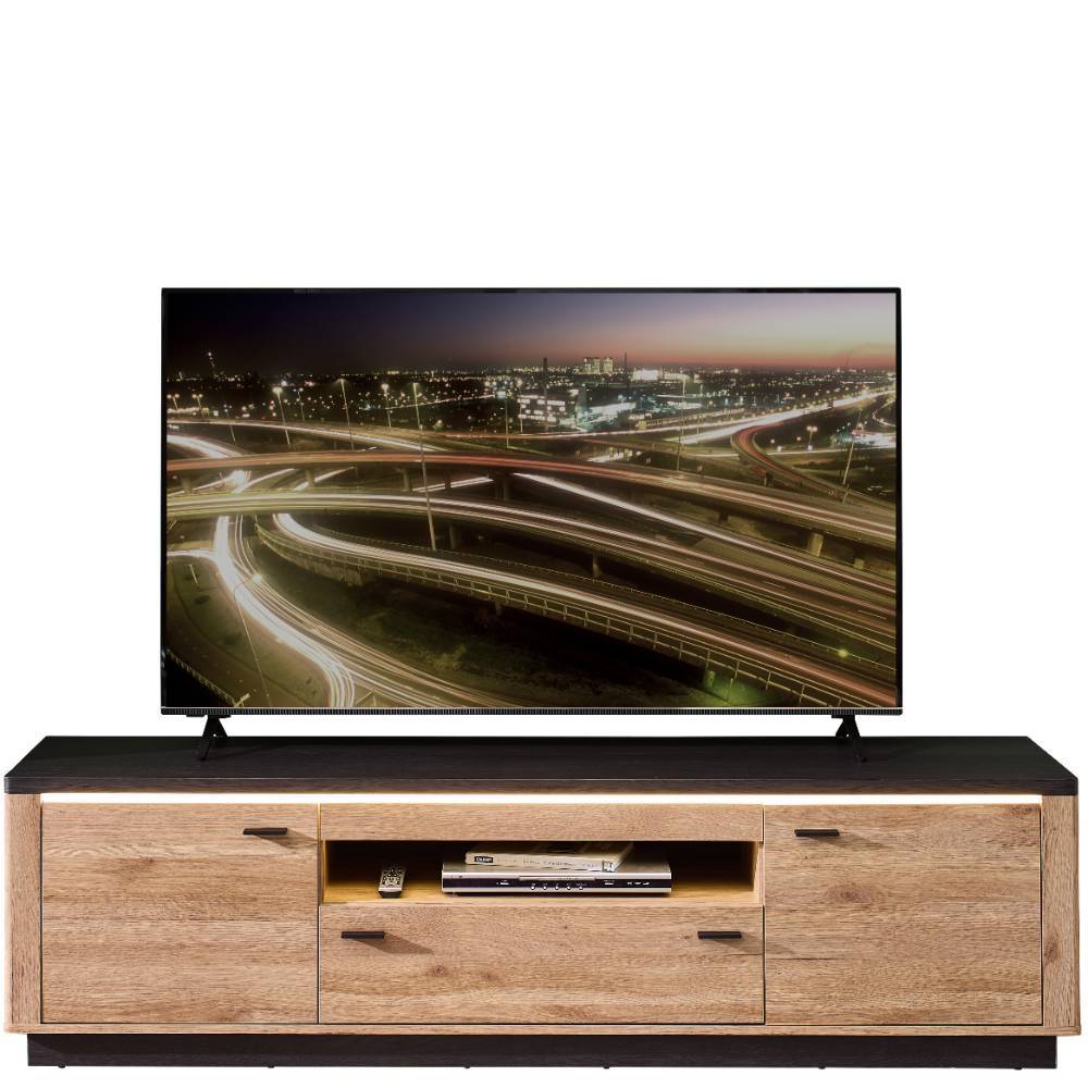 TV Lowboard mit LED Beleuchtung - Zorro