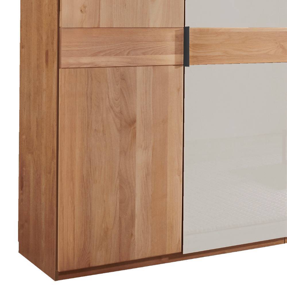 6-türiger Kleiderschrank in Erle massiv - Dilacco