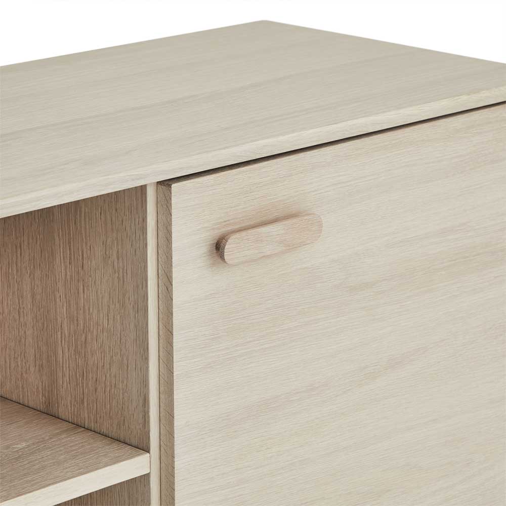 Skandi Highboard in Eiche Weiß - Lametla