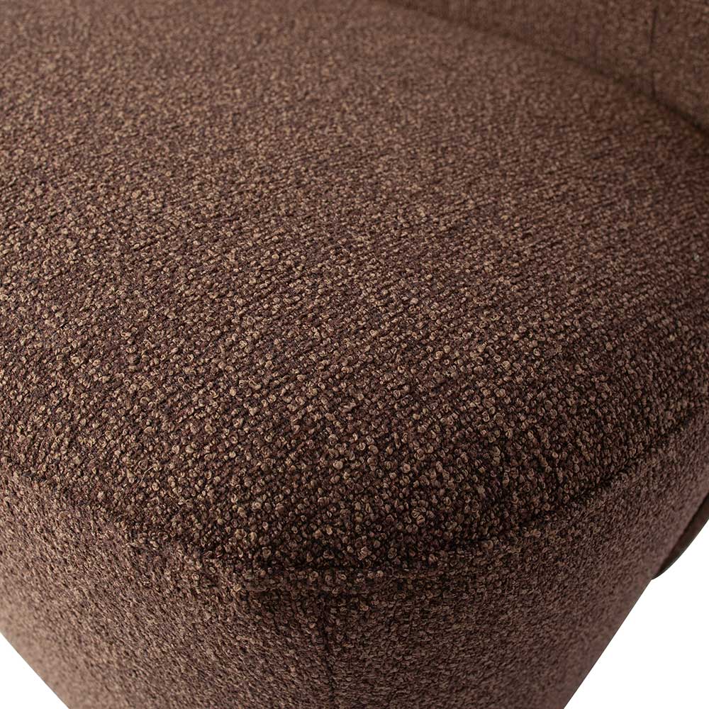 Wohnraum Webstoff Sessel in Braun - Ginnos