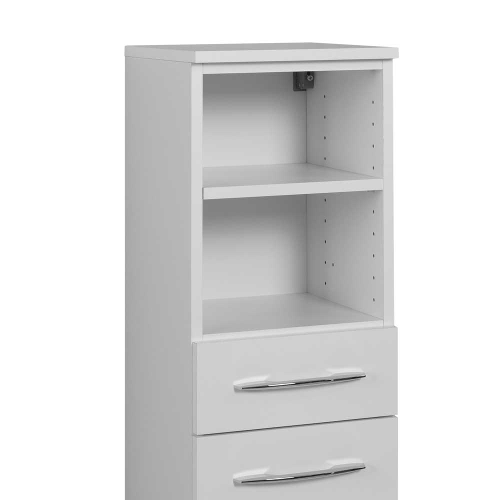 Bad Hochschrank Lartemo in Weiß
