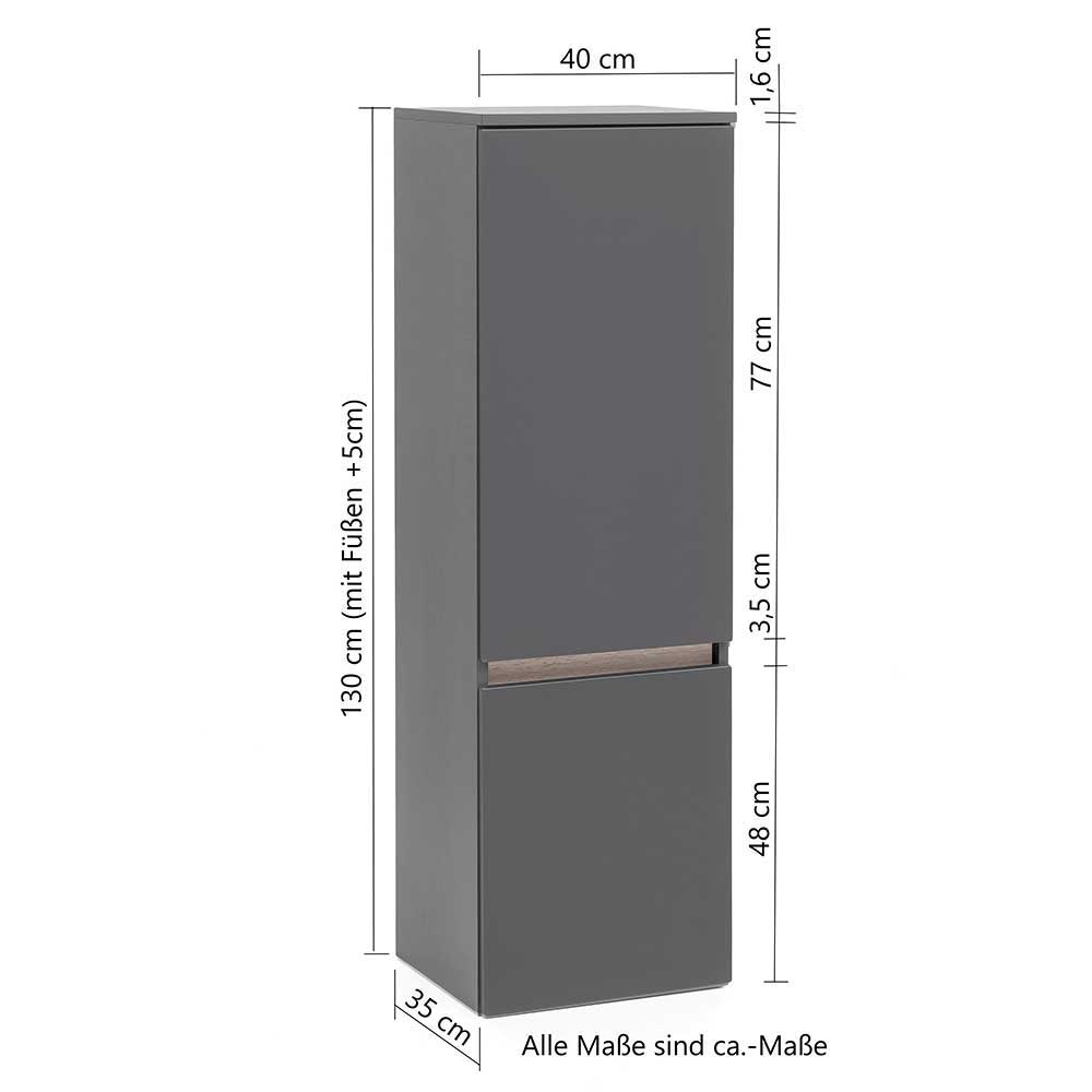 Bad Waschplatz komplett & Schrank - Drumias (dreiteilig)