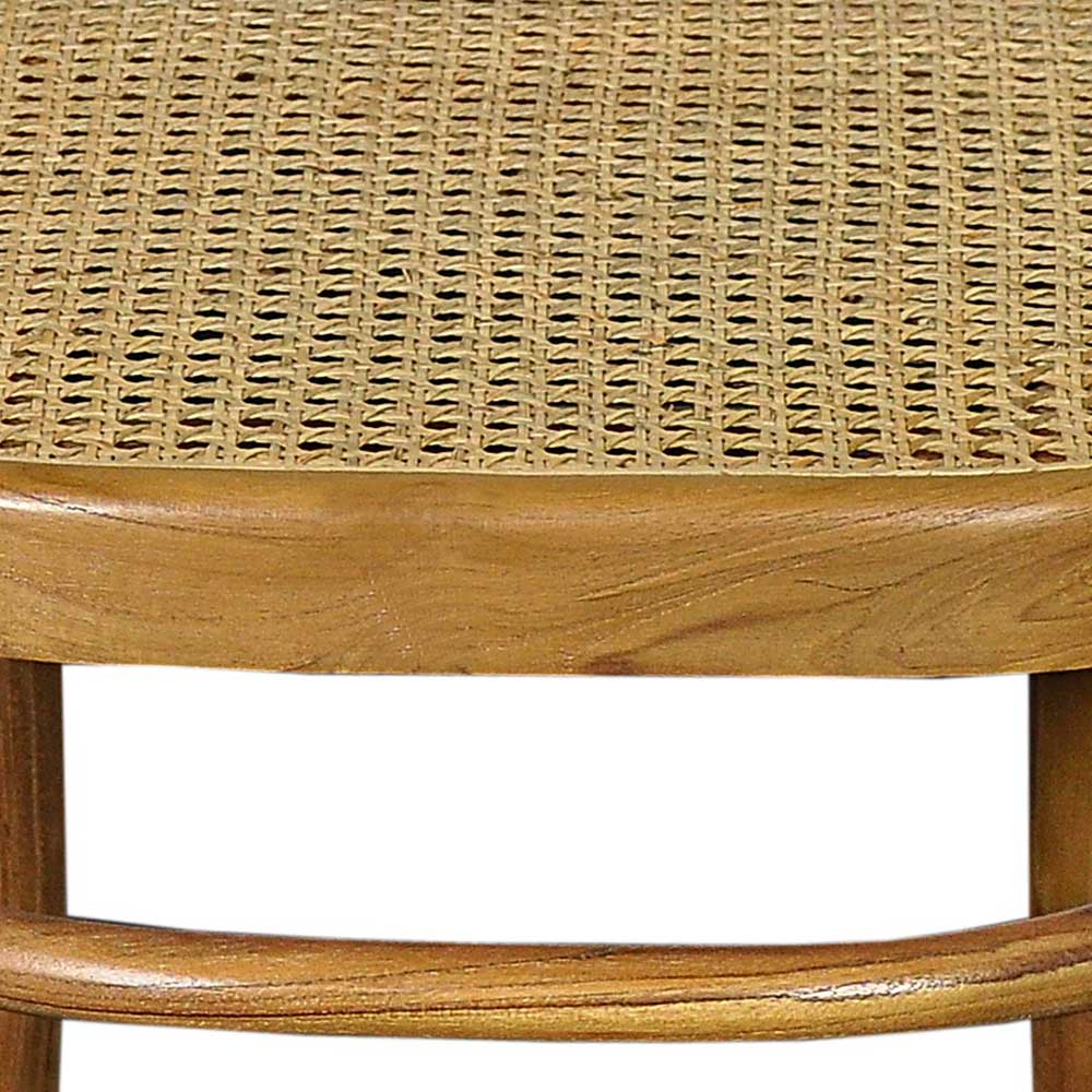 44x93x53 Retrostuhl aus Teakholz - Adne