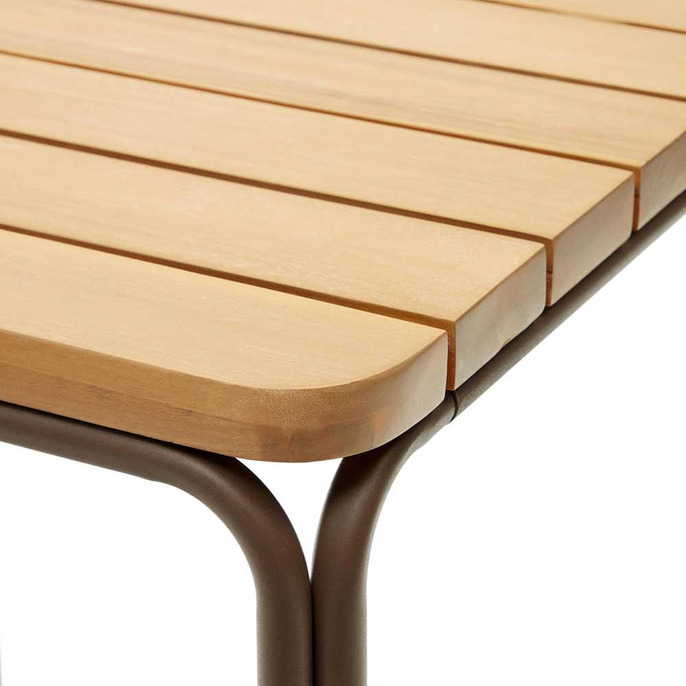 Outdoor Stehtisch aus braunem Metall - Ragusca