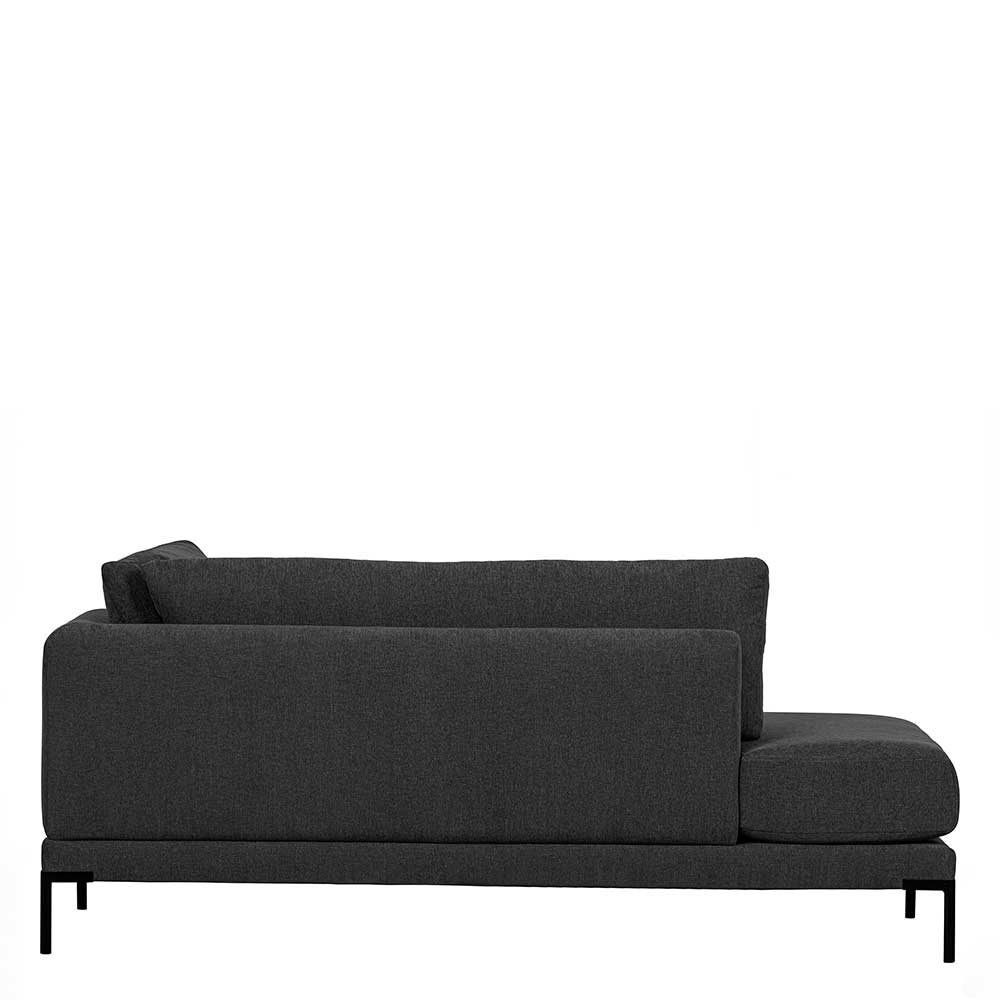 Lounge-Element in Dunkelgrau rechts - Marietta