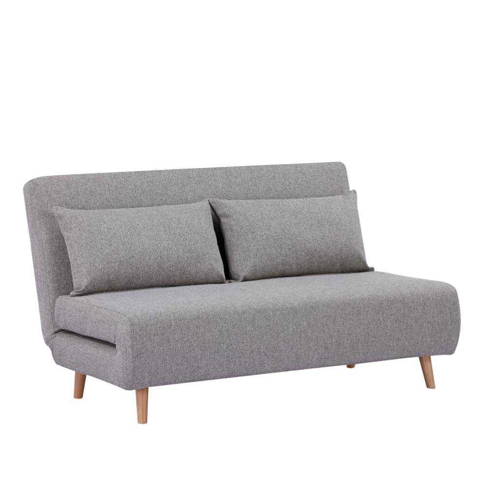 Faltsofa in Grau und Birke - Lucas