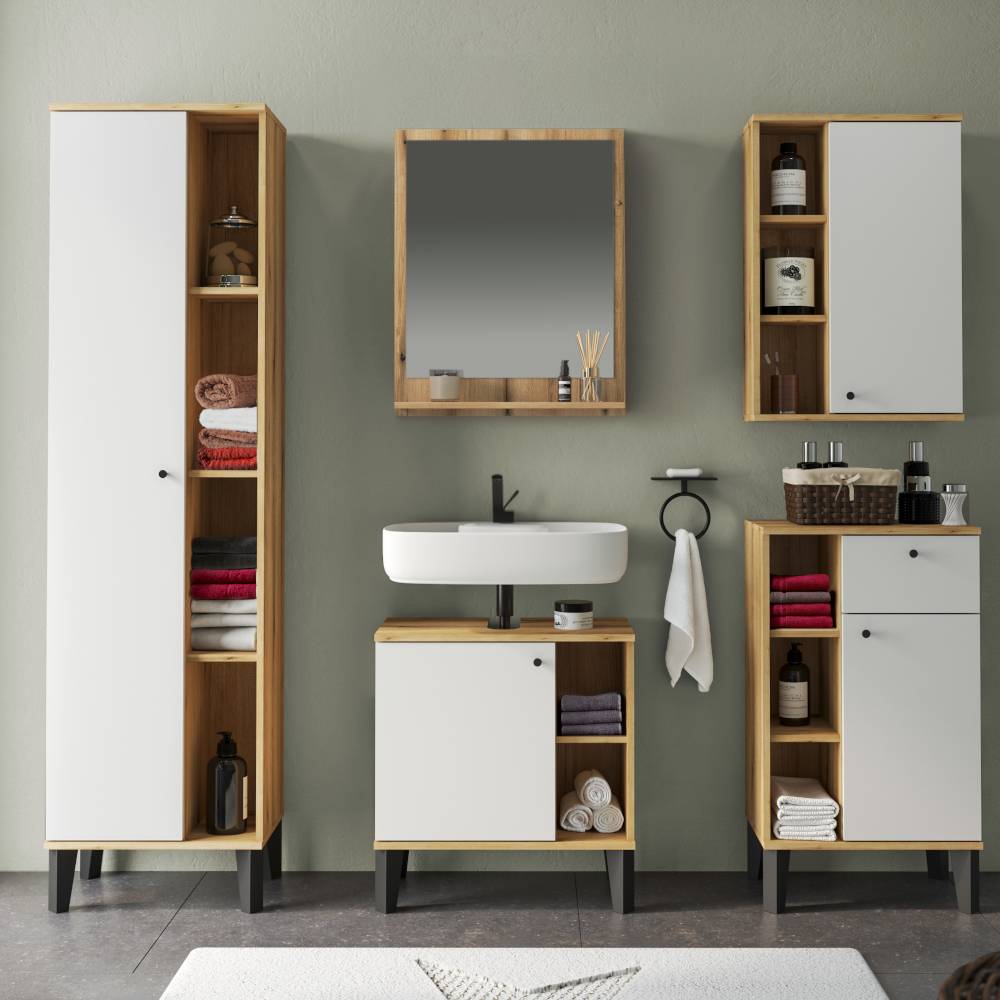 Badezimmer Komplett-Einrichtung Set - Naviron (fünfteilig)