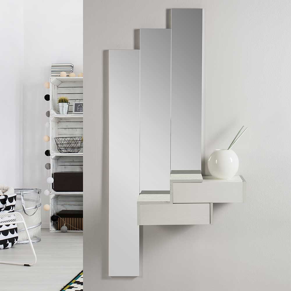 Design Konsole & Spiegel Kombi - Maccles (vierteilig)
