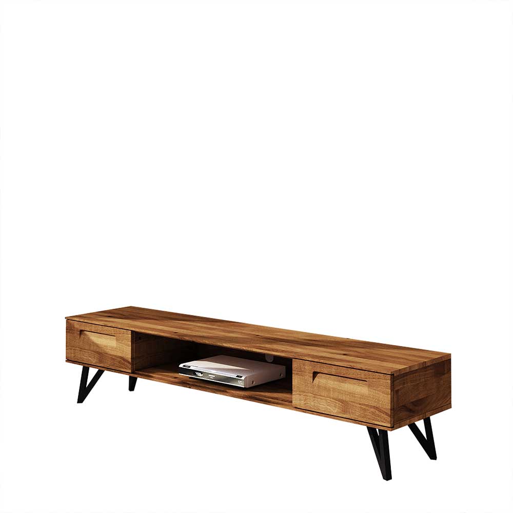 182x42x45 TV Unterschrank aus Wildeiche - Mandirov