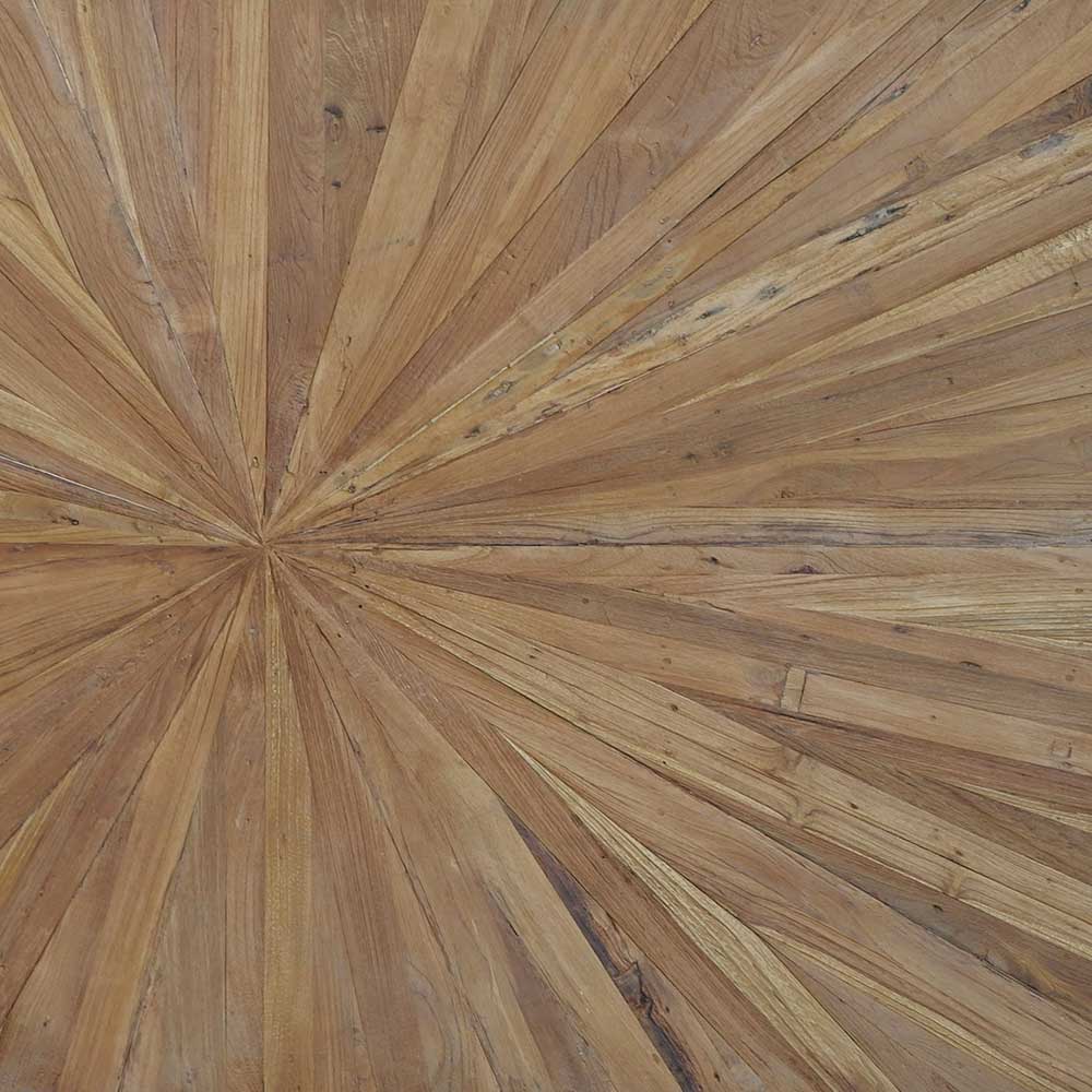 Design Esstisch aus Recyclingholz Teak - Cemido