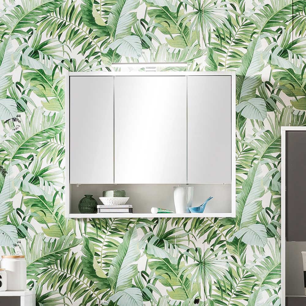 LED Bad Spiegelschrank mit offenem Fach - Spynda