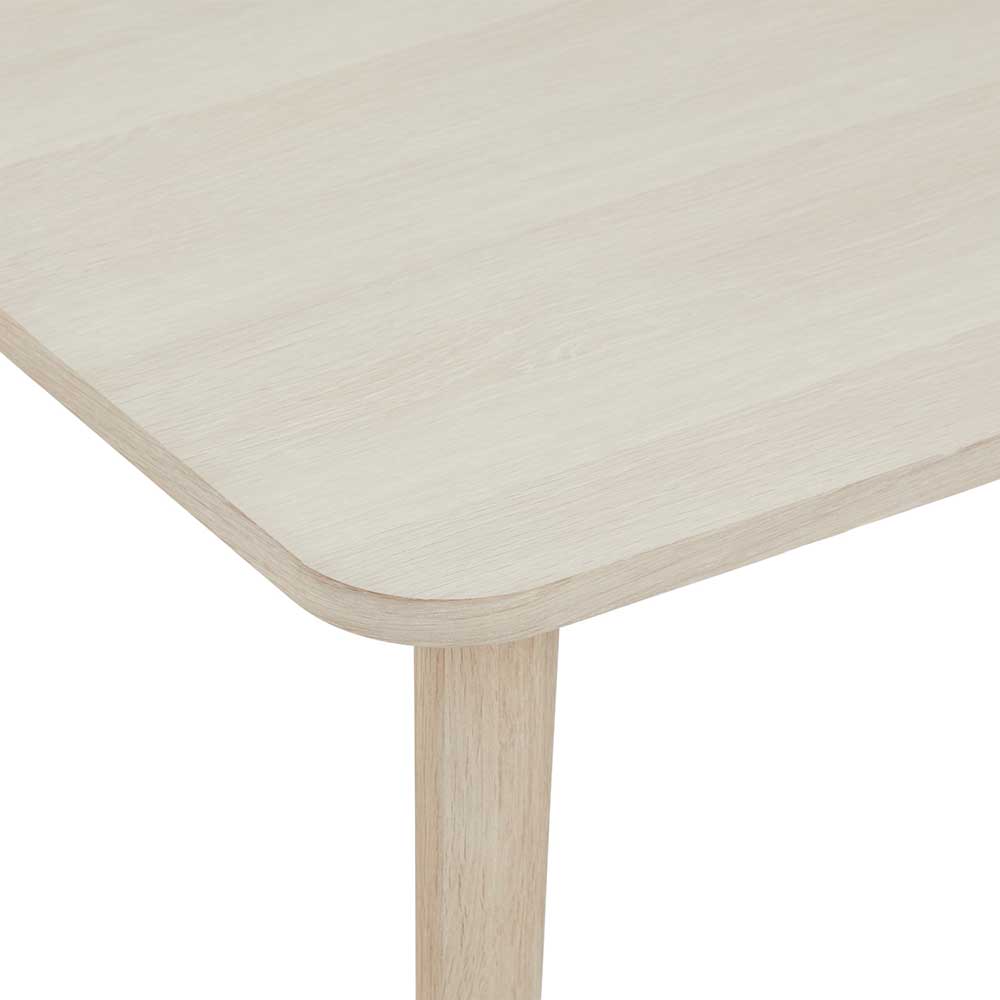 Scandi Chic Couchtisch in Eiche Weiß - Rosanna