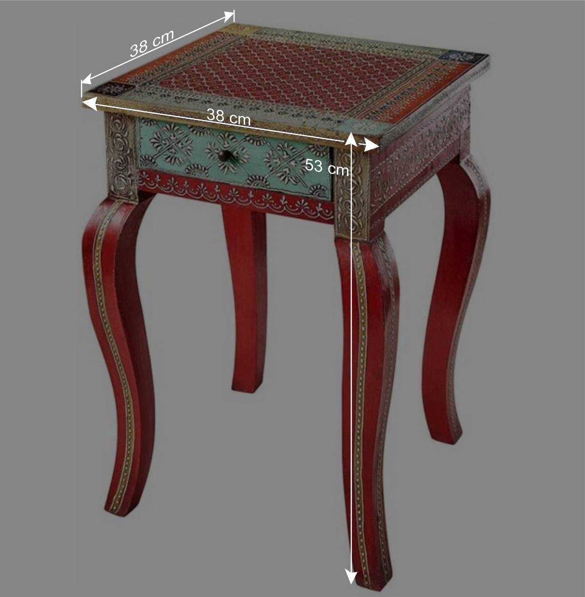 Beistelltisch mit Schublade orientalisch - Camelon