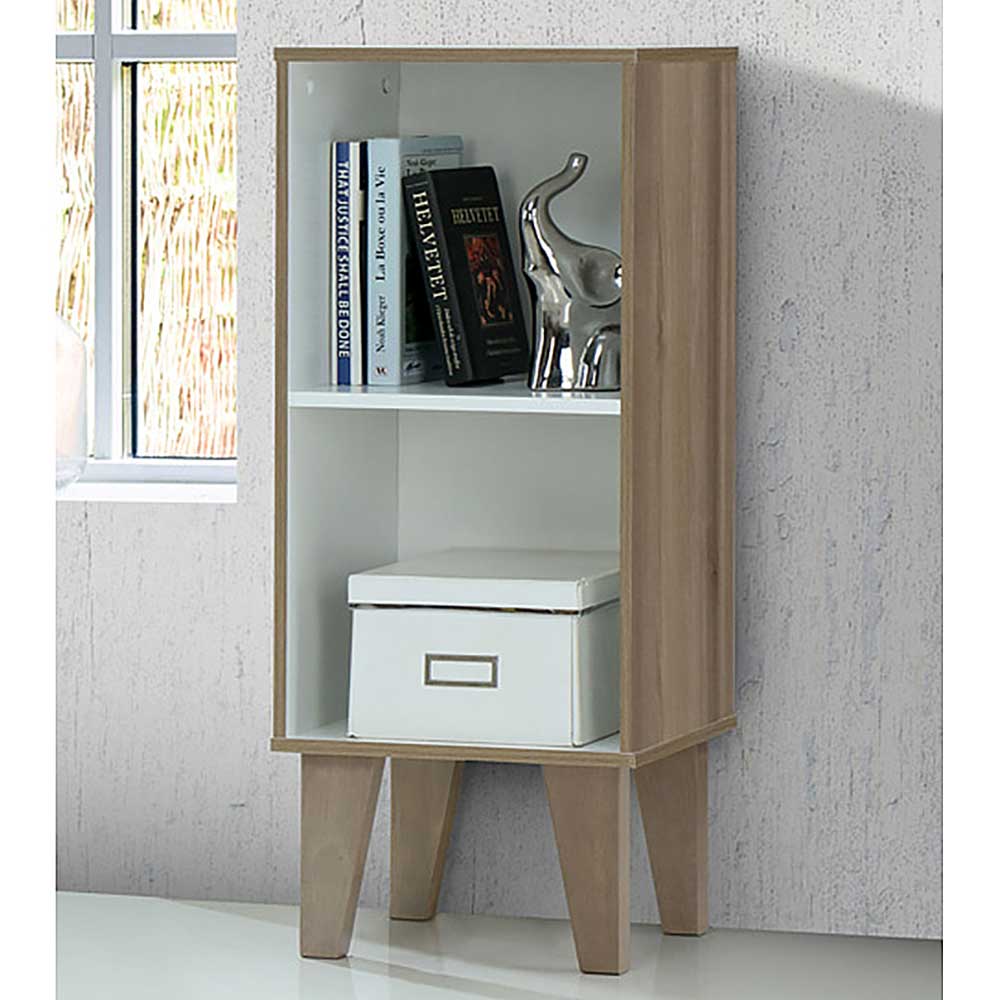 33x79x30 Kleines Regal mit zwei Fächern - Crabira