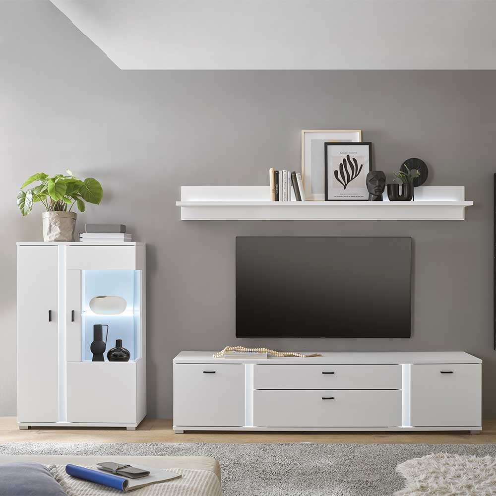 TV Lowboard & Highboard & Regal Set - Tirol (dreiteilig)