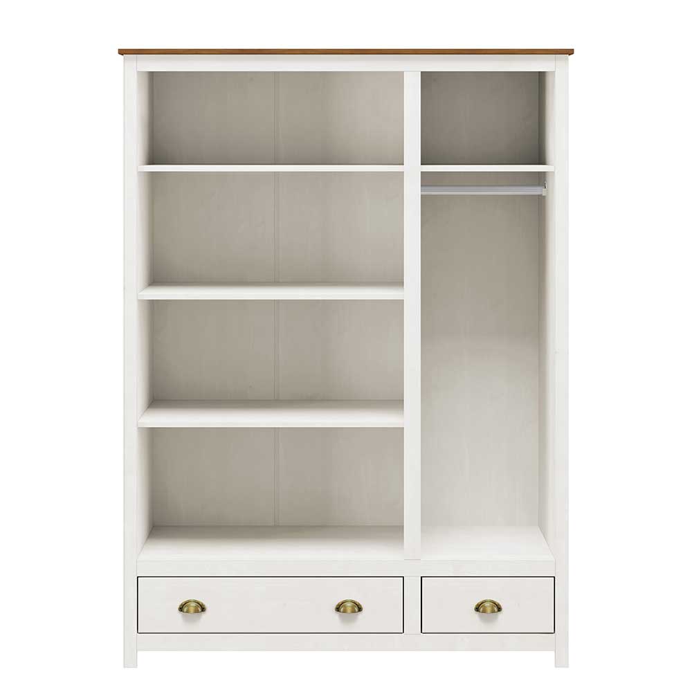 Country Style Kleiderschrank mit 2 Schubladen - Abelkav
