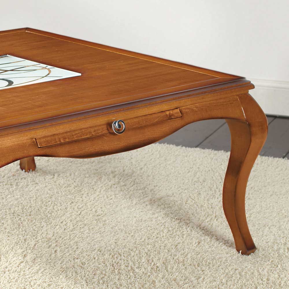 Sofatisch im italienischen Stil Mugello aus Massivholz