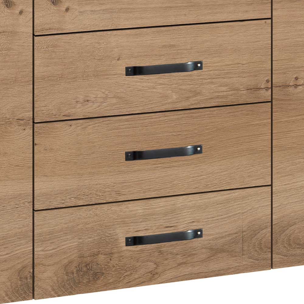 162x102x41 Sideboard mit 5 Schubladen & 2 Türen - Casai