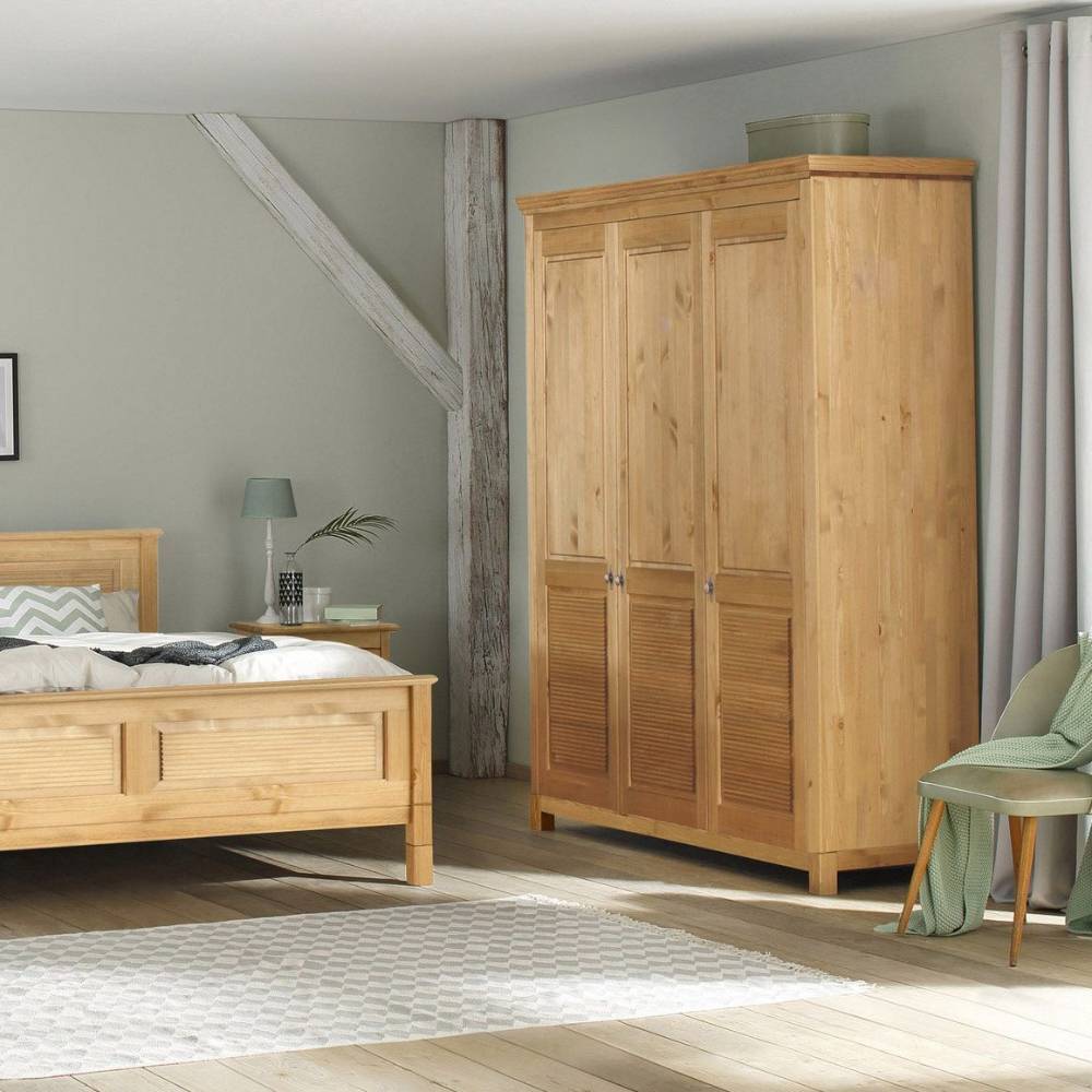 Modern Country Kleiderschrank aus Kiefer - Lavronica