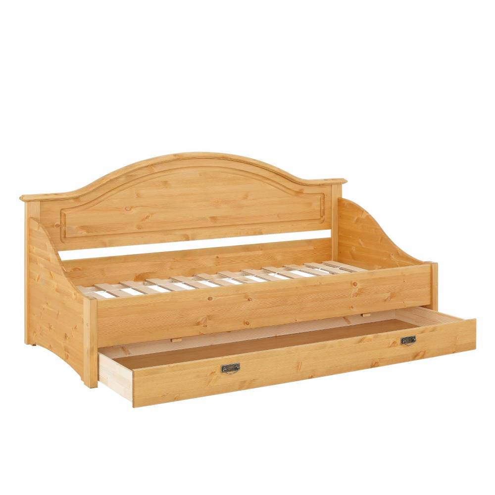Kojen Design Landhausbett aus Kiefer Natur - Vocoja