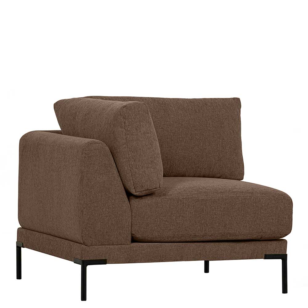 Couchmodul Eckelement in Braun - Ravonia