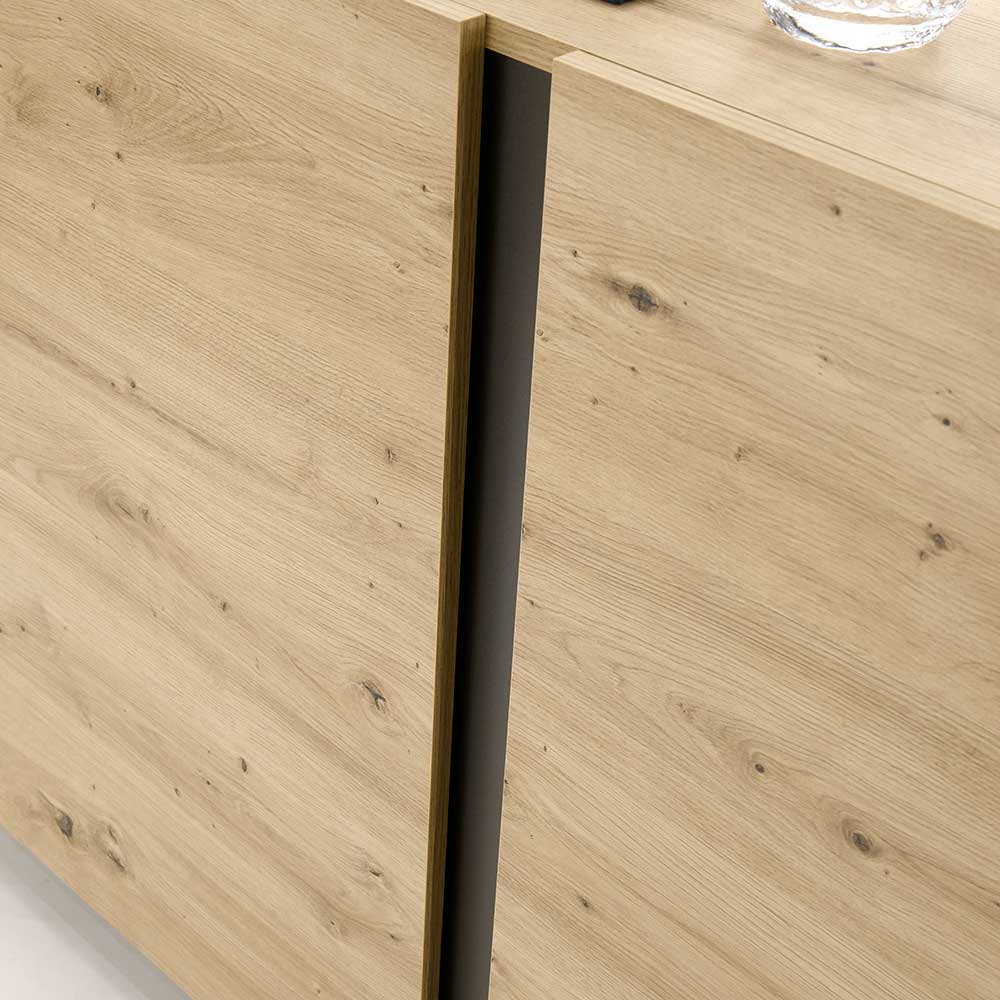 TV Board mit Klappe & Gerätefach - Lairian