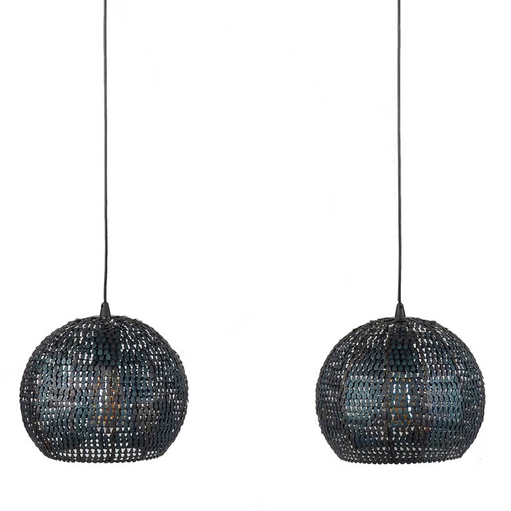 Design-Pendelleuchte mit drei Schirmen - Longos
