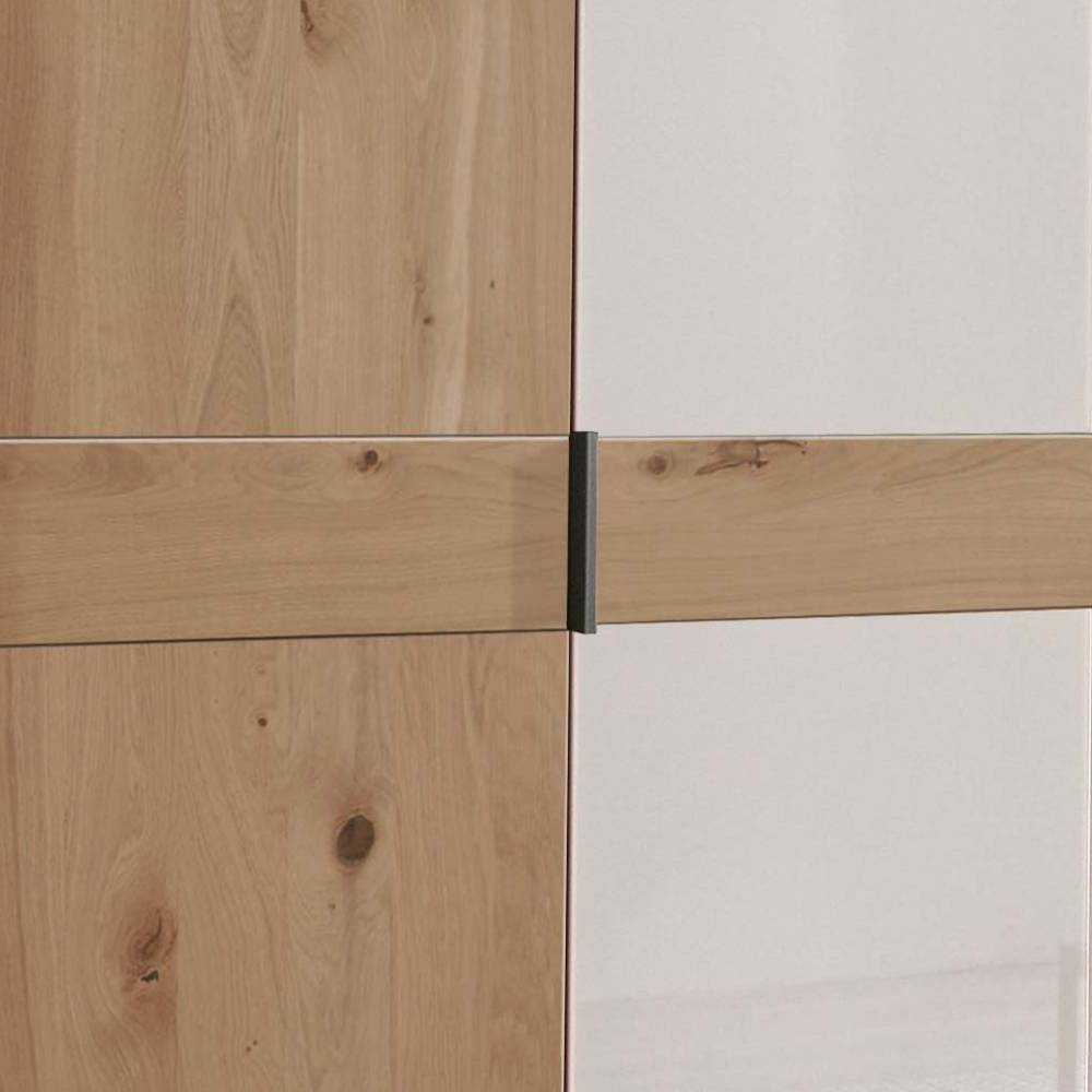 6-türiger Kleiderschrank in Weiß - Crucav