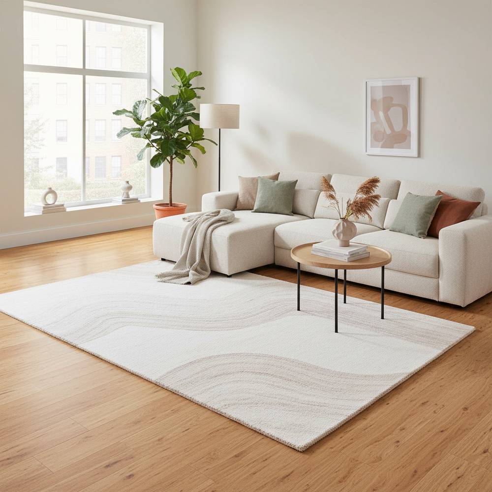 Teppich mit Wellenmuster - Makur