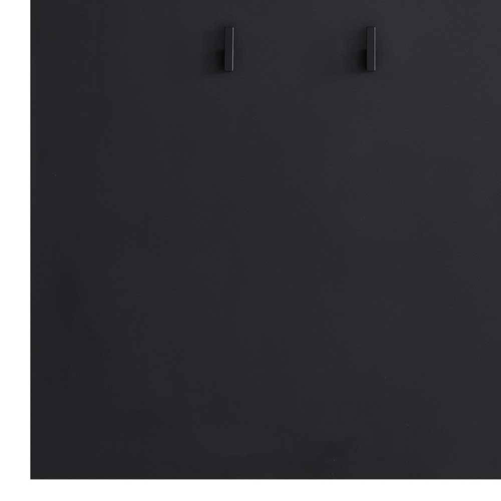 Schwarzes Garderobenpaneel 50x111x21 cm - Anderian