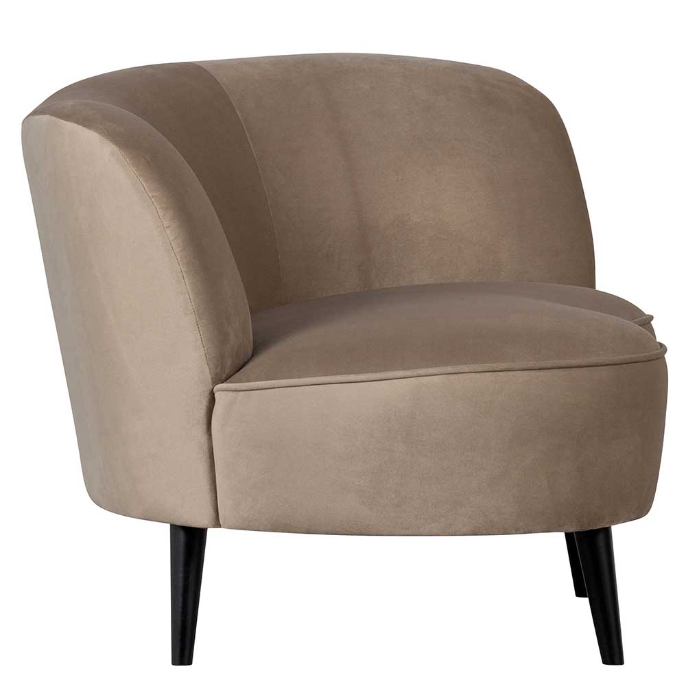 Retro Lounge-Sessel in Khaki Samit - Griffina