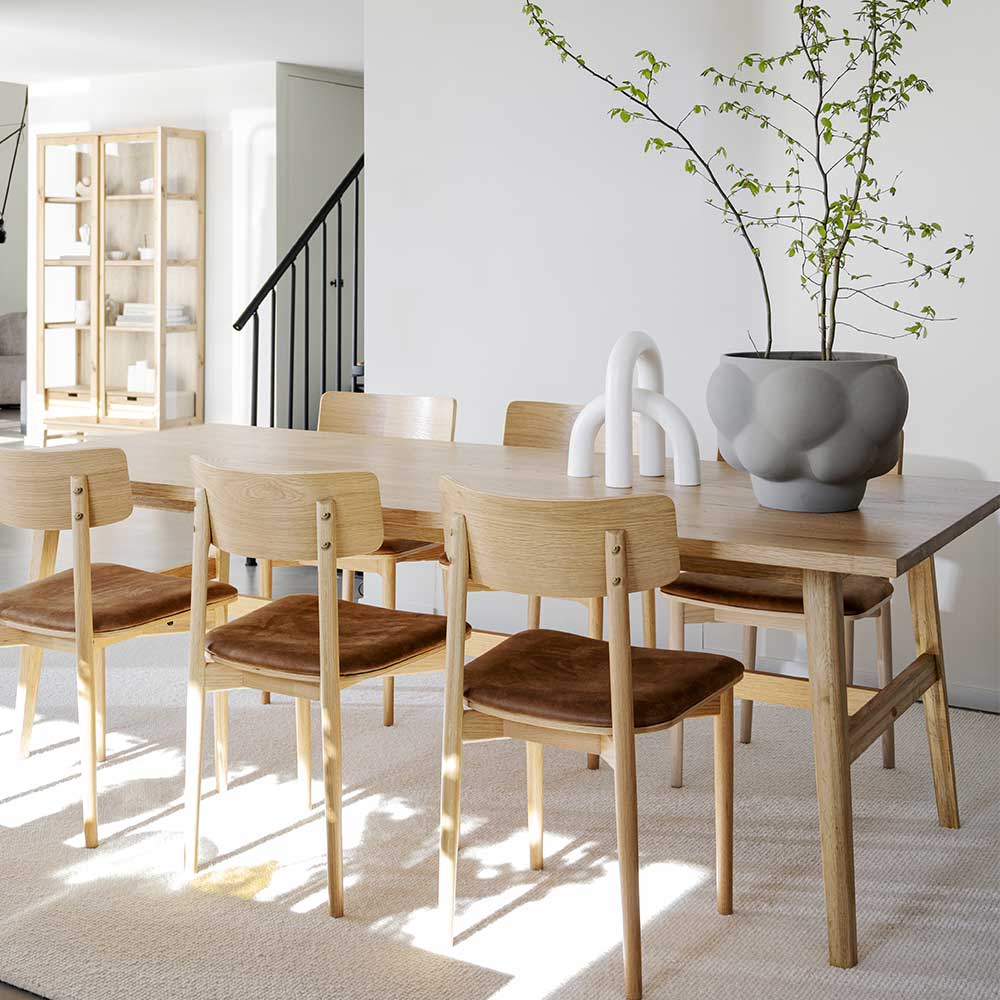 Großer Tisch 220 cm in Eiche - Congada