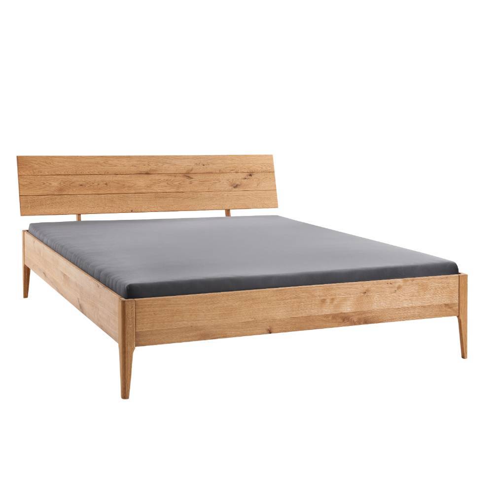 Massives Holzbett aus Wildeiche - Babahira