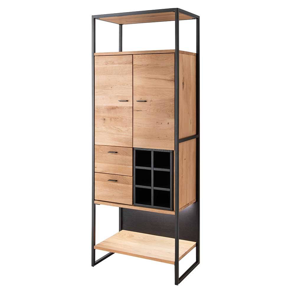 Industrial Schrank aus Wildeiche Massivholz - Manarola