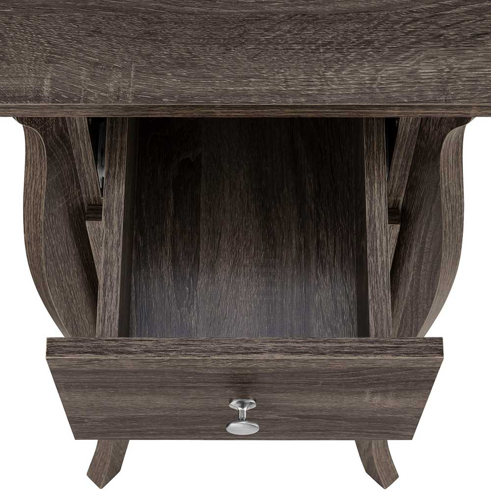 38x80x35 Badschrank in Eiche Grau Dekor - Fionora