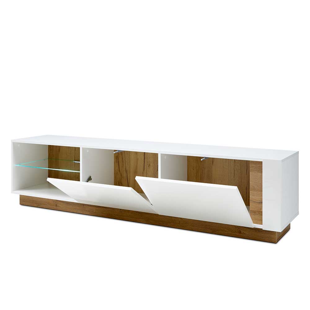 188x46x40 TV Lowboard mit 2 Klappen - Myrda
