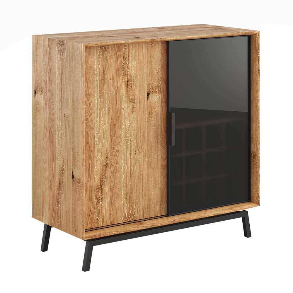 101x101x45 Highboard mit Schiebetüren - Fabiella