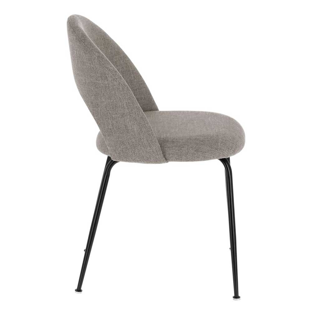 Design Esstischstühle in Hellgrau - Formosia (4er Set)