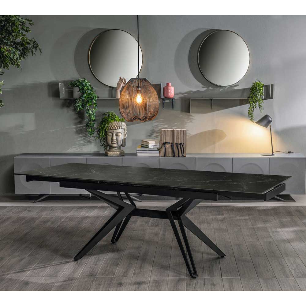 Designer Esszimmertisch mit Keramikplatte - Gala