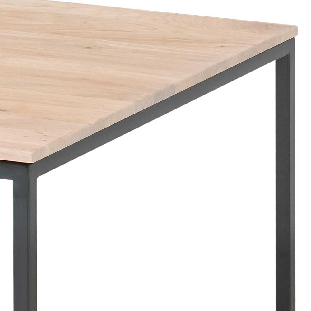 100x42x60 Couchtisch mit Eichenplatte hell - Andina