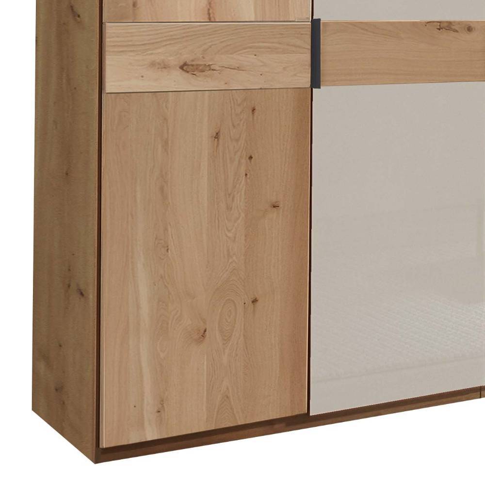 6-türiger Schlafzimmer-Schrank in Champagner - Nikoba