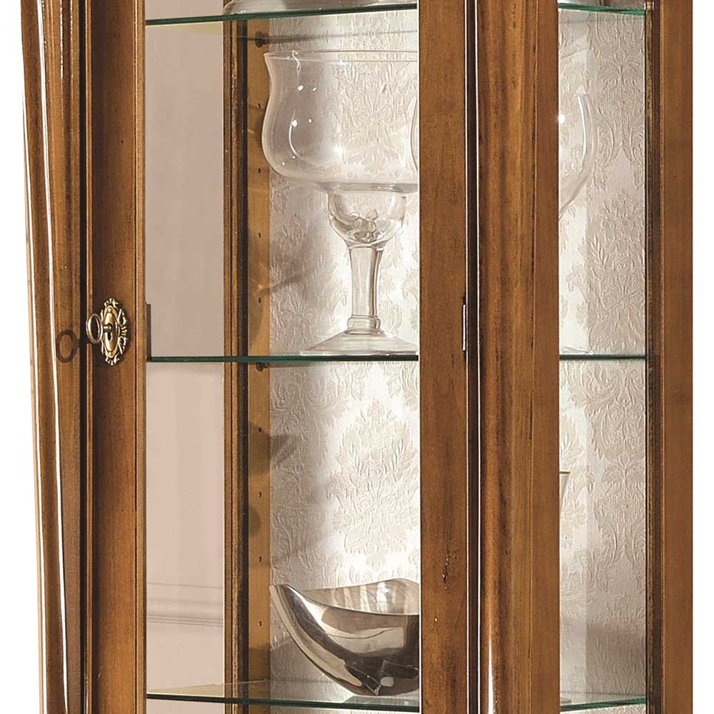 61x183x39 Klassische Vitrine im Italienischen Stil - Carlenna